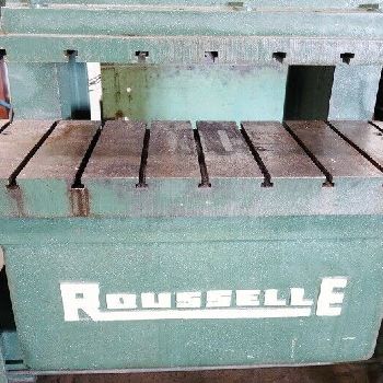 60 Ton,Rousselle#6-B-48, OBI press, 3" stroke, air clutch, 50 SPM, s/n 13925 60