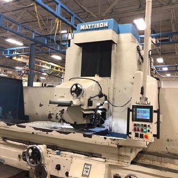 42" x 74Mattisonheavy duty hyd surface grinder, 1970,rebuilt & retrofitted 2009