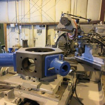 No. 4AWarner & Swasey, turret lathe, 12" hole, 75 HP, tracer, bar feeder, 1976