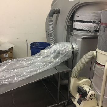 Kobracyclone shredder with compactor, security level 2,3,4,5,6, cross cut shread, used