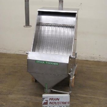 ParksonHydroscreen #HS36DF, liquid / solids separation system, compact design with no moving parts, motors