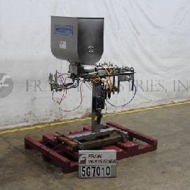 Hinds Bock#2P-64I, Stainless Steel, dual head piston filler / depositor, 16 oz to 64 oz per piston