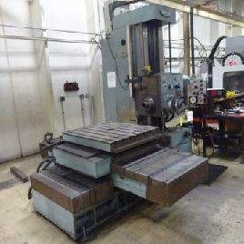 3.34"Nomura#B-85BT-2, 40 X,40 Y,32 Z,20 W, 21-1200 RPM, BT50, 39.25 x 35.3 table.