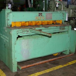 12 ga. x 4’Pexto#12-U4-F, mechanical power squaring shear,18" ROBG,3 HP,#11056