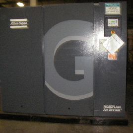 328 cfm, 125 psi, Atlas Copco # GA55, 75 CV, 460 V., 2006, # A-1038