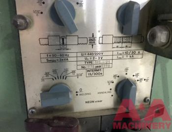 41"DakeJohnson #V-40, vertical band saw, 26-3/8 x 26-3/8 table, 50-4250 FPM