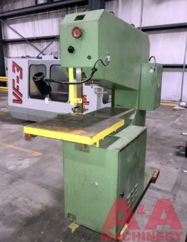 41"DakeJohnson #V-40, vertical band saw, 26-3/8 x 26-3/8 table, 50-4250 FPM