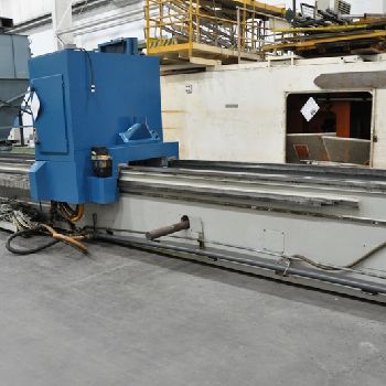 21.5" x 232.28Gockel#G80PL, long bed knife grinder w/2-working stations,’96,#18427