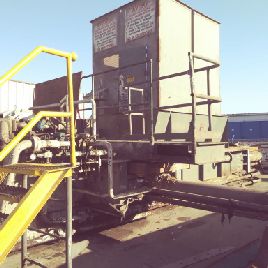 Harris#HRB-3C, 2 ram baler, used