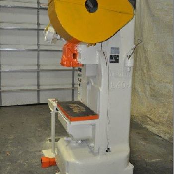 40 Ton,Rousselle#40H, adjustable bed horn press, 12" x 26 bed, 6 stroke, 45 SPM