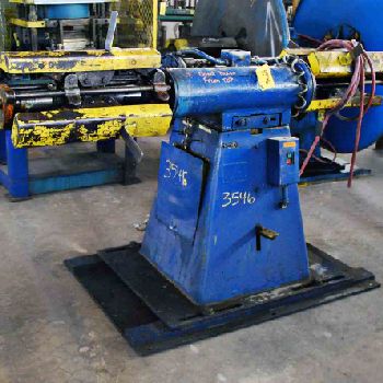 2500 lb.Cooper Weymouth#2500-18DP, double uncoiler,18" wide,60 OD,15 -20 ID,#3546