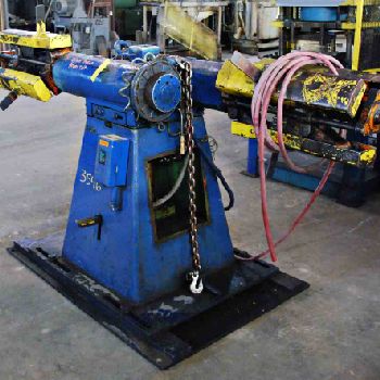 2500 lb.Cooper Weymouth#2500-18DP, double uncoiler,18" wide,60 OD,15 -20 ID,#3546