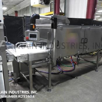 SavageBrothers #16, WC Smith and Jaf Inox complete chocolate enrobing and cooling tunnel line, vari-speed drive