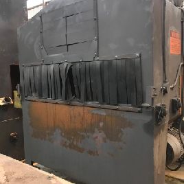 Pangbornplate blaster, 72" opening,4 x 20 HP blast wheels,good condition
