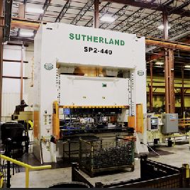 660 Ton,Sutherland#SP2-660-144-60, 14" str,36 SH,10 adj., 144 x 60 bed, 2019, #10778