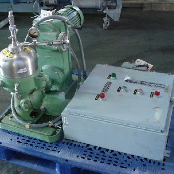 Westfalia#KA2-75-575, Stainless Steel,9470 RPM,centripetal pump disch,Magnetek vari-speed gearbox,1.5 HP,230/460 V.XP,1989,#36333