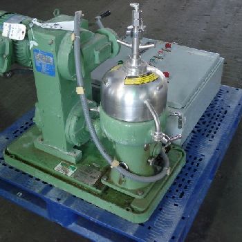 Westfalia#KA2-75-575, Stainless Steel,9470 RPM,centripetal pump disch,Magnetek vari-speed gearbox,1.5 HP,230/460 V.XP,1989,#36333