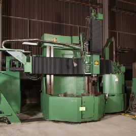 60"Giddings & Lewis, CNC vertical turning center,60 rail height,PDB,12 ATC,3-272 RPM