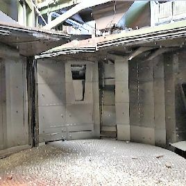 144"Pangborn, 3 x 25 HP blast wheels, very good condition