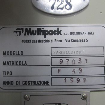 Multipack#F43, shrink wrap machine w/E600 tunnel, #2789-7
