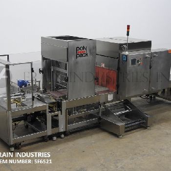 Poly Pack#CHA24DHL, intermittent motion, side infeed, shrink bundling system, 10-20 wraps per minute