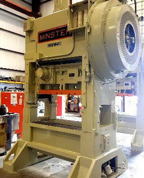 150 Ton,Minster#P2, 6" str,23 SH,60 x 40 bed,0-100 SPM,recond,under power,1996,#sr4946
