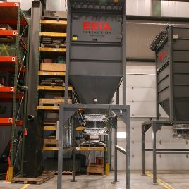 Esta Dustex#S-25, modular dust extractor, 15 HP, 2011, #13312