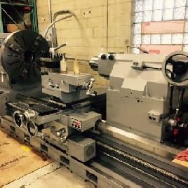 50 "x 120 Sharp # 50120M, torno de motor Big Bore, 9 husillo, descanso constante, 2014, # 2183
