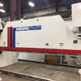 3/16" x 16’Pacific, 16’ OA, 14’6 BH, 230 ton, hydraulic clamping on ram, #27358