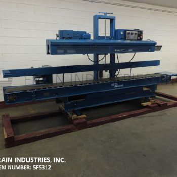 St Regis#92E, semi-automatic, single fold, pinch bottom, pre-applied glue, hot air bag sealer (2 available)