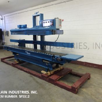 St Regis#92E, semi-automatic, single fold, pinch bottom, pre-applied glue, hot air bag sealer (2 available)