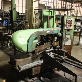 12 "x 16Wells # 1270, sierra horizontal automática, 1 x 13’6 x.035 hoja, 1977, # 67510