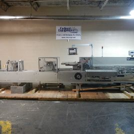 Iwka#CPS-R, Cartopack, cont.motion horiz, to 300 cpm,adj. 3-chain mach.on 6" centers, 460 V., 1998, #43908