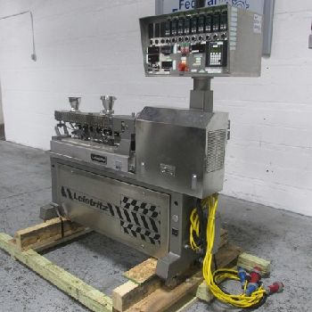 Leistritz#MICRO18-GGC-40D, Twin Screw Extruder Pelletizing Line, 3 HP, 40:1 L/D, 18 MM, 1996, #2836-7