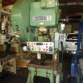 45 Ton,Minster#5, 3" str,12-3/4 SH,928 x 18 bed,90-180spm,air clutch & brake,#3940