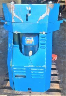 10 ga. x 9.8"Fim#VERSAFIX, hydraulic,twin work guides,EFP,scrap bin,5 HP,#6554P