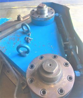 10 ga. x 9.8"Fim#VERSAFIX, hydraulic,twin work guides,EFP,scrap bin,5 HP,#6554P