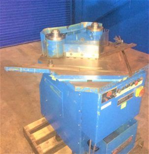 10 ga. x 9.8"Fim#VERSAFIX, hydraulic,twin work guides,EFP,scrap bin,5 HP,#6554P