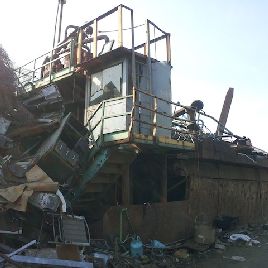 Harris#501, guillotine shear, 500 ton, used