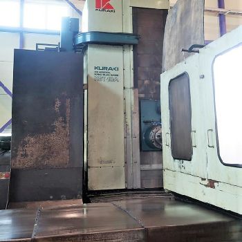 5.12"Kuraki#KBT-13A, 118 X,78 Y,51 Z,3k RPM,63 x 70 r/table,Fanuc 16iMB,2004,#30257