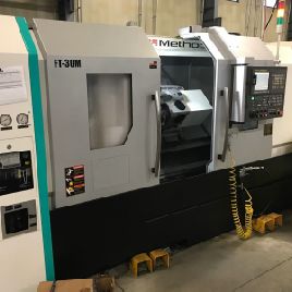 Feeler#FT-250MC, CNC turning center,4-Axis,25" swing,10 chuck,3.07 bar,Fanuc OiTD,2017