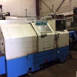 Amera-Seiki#TC-4L, CNC turning center,Fanuc 0-T,20" swing,12 chuck,3.54 spindle bore,1997
