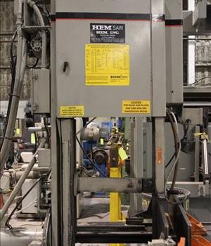 18" x 24Hem#V120HA, programmable tilt, 7.5 HP, 1.25 blade, feed system, S36649