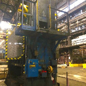 1000 Ton,Clearing#F-21000-144, wide bed crankless type,18" str,144 x 74 bed,under power