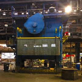 1000 Ton,Clearing#F-21000-144, wide bed crankless type,18" str,144 x 74 bed,under power