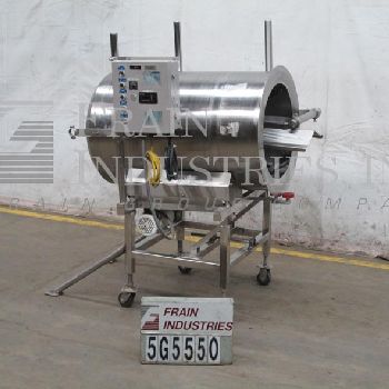 Spray Dynamic#SOFTFlight, 30" diameter, Stainless Steel, continuous motion coating drum (2 available)