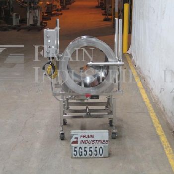 Spray Dynamic#SOFTFlight, 30" diameter, Stainless Steel, continuous motion coating drum (2 available)