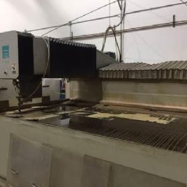 Flow#I4800, Integrated Flying Bridge Water Jet,30 HP,4’ x8’ work envelope,2400 hrs,2003