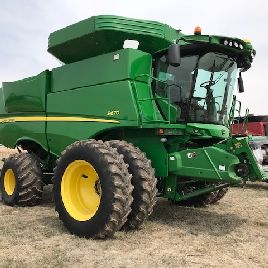 2012 JOHN DEERE S670 COMBINE 2615465 USADO
