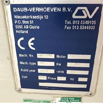Daub DV10 Semi automatic bun divider rounder